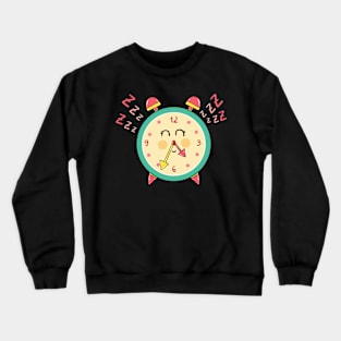 Sleepy clock Crewneck Sweatshirt